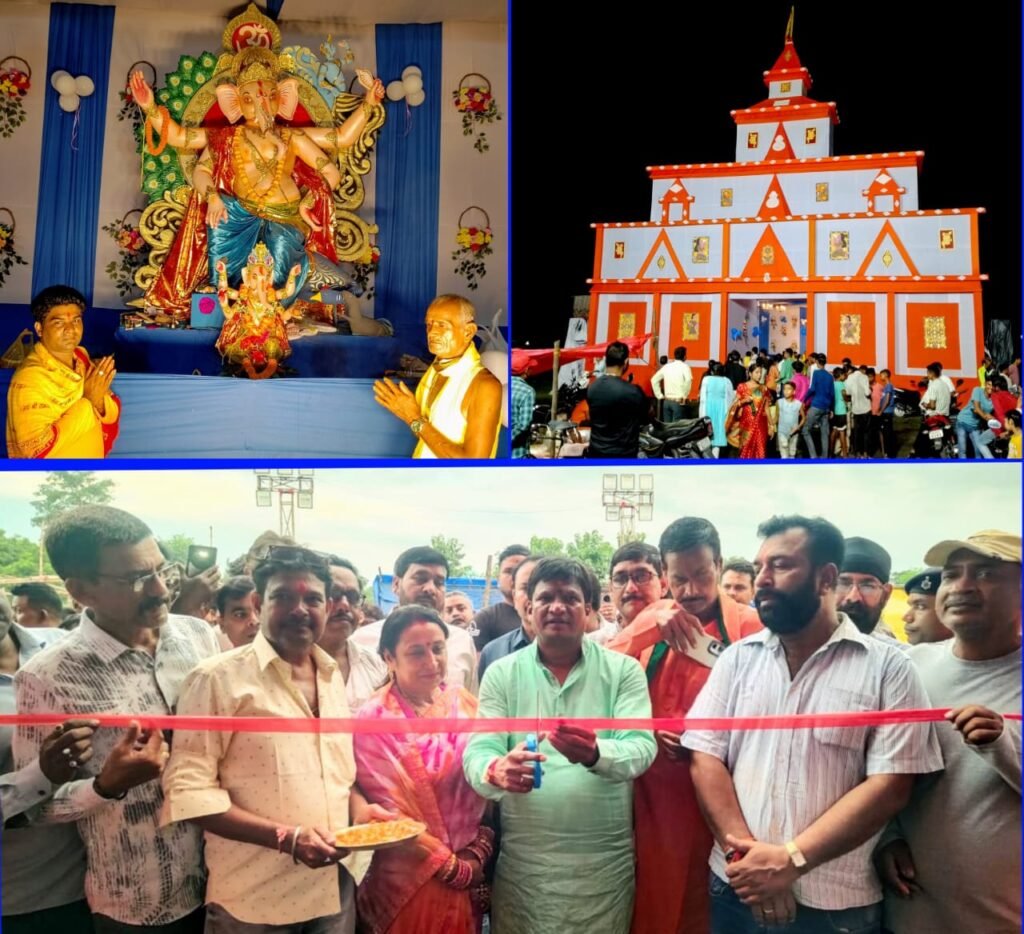 धनबाद के सांसद ढुल्लू महतो पहुंचे सिंदरी कई मंदिरों में किया भगवान का दर्शन रांगामाटी गणेश पूजा पंडाल का फिता काट कर पूजा पंडाल का किया उद्घाटन…