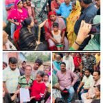 सड़क हादसे में दो लोगों मौत की खबर मिलते ही झरिया विधायक पीड़ित परिवारों से मिली..