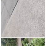 झारखण्ड बंगाल को जोड़ने वाली झरिया बलियापुर मुख्य सड़क के किनारे बना गोफ, 45 करोड़ की सड़क की गुणवत्ता पर उठा सवाल..