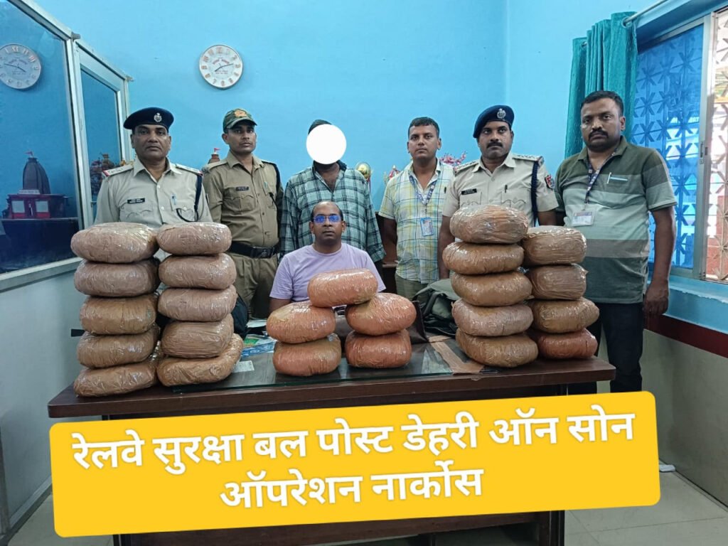 ट्रेन बन गए हैं गांजा तस्करी का बड़ा जरिया, पढ़िए कैसे और कहां से फिर बरामद हुए पांच लाख का गांजा !