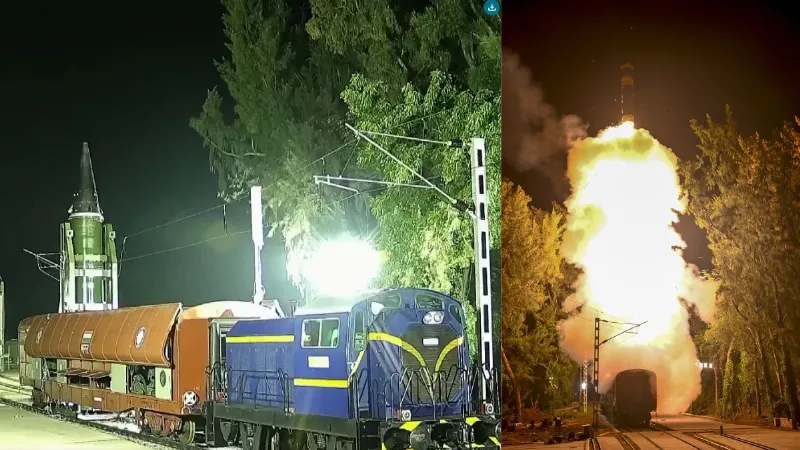 भारत ने पहली बार ट्रेन से दागी मिसाइल, 2000 KM रेंज वाली अग्नि प्राइम का किया सफल परीक्षण…