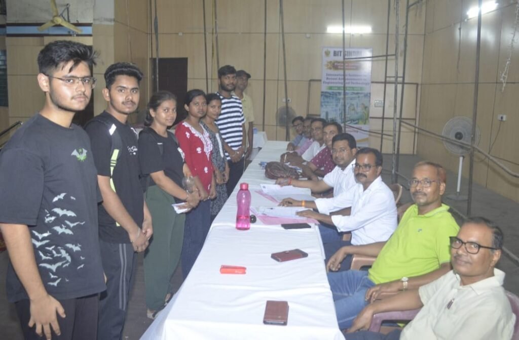 बीआईटी सिंदरी : बी.टेक नामांकन के विशेष चरण (Special Round) का अंतिम दिन सफलतापूर्वक संपन्न…