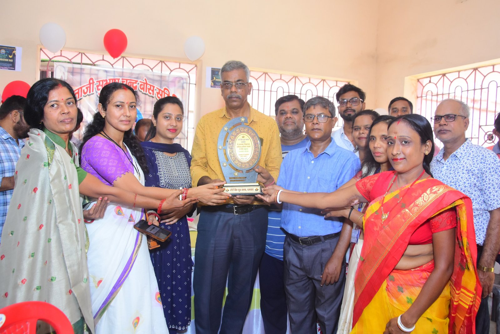 नेताजी सुभाष चंद्र बोस समिति श्याम नगर,भूली ने मनाया अपना वर्षगांठ…