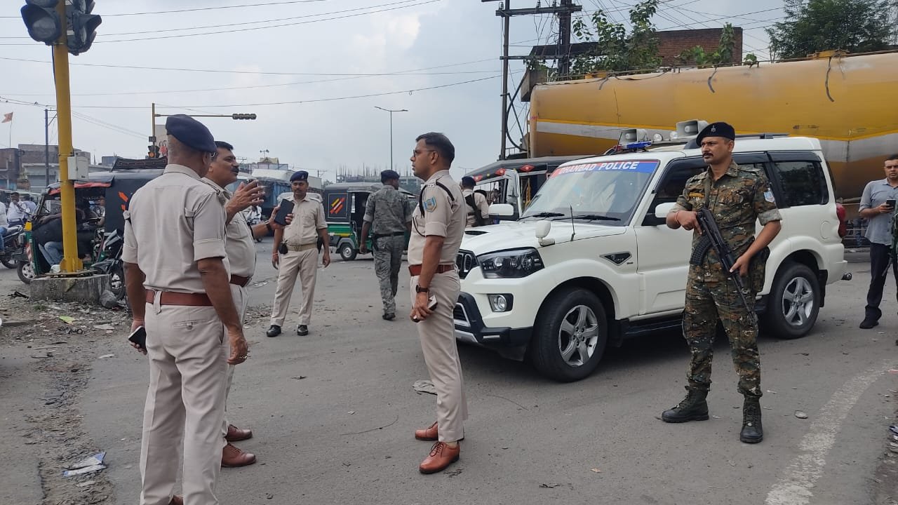 शहर के व्यस्त चौक-चौराहों का SSP ने किया निरीक्षण, जाम से मुक्ति के लिए दिए विशेष दिशा निर्देश…