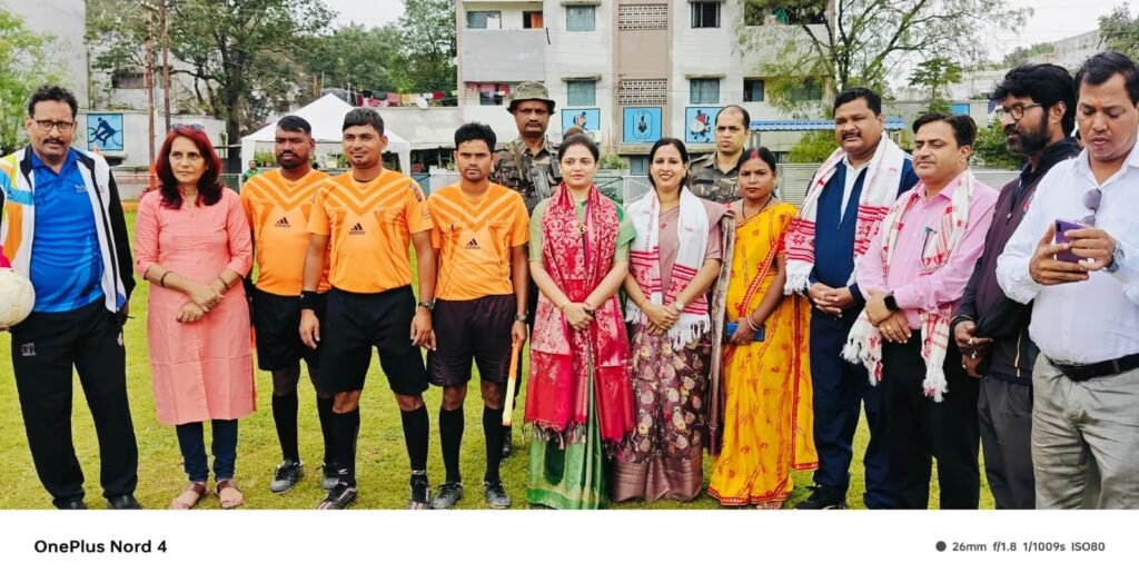 फुटबॉल अनुशासन सिखाता है..हार को सबक बनाएं जीत को लक्ष्य-अनुपमा सिंह…