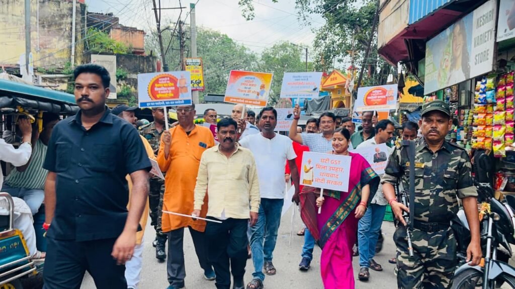 जीएसटी दरों में कटौती पर झरिया में नवरात्रि बचत महोत्सव, भाजपा विधायक रागिनी सिंह ने किया शुभारंभ…