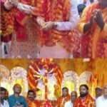 श्री श्री दुर्गा पूजा समिति, जोड़ा मंदिर पंडाल का हुआ उदघाटन, सांसद आदित्य साहू ने फीता काटकर किया आगाज….