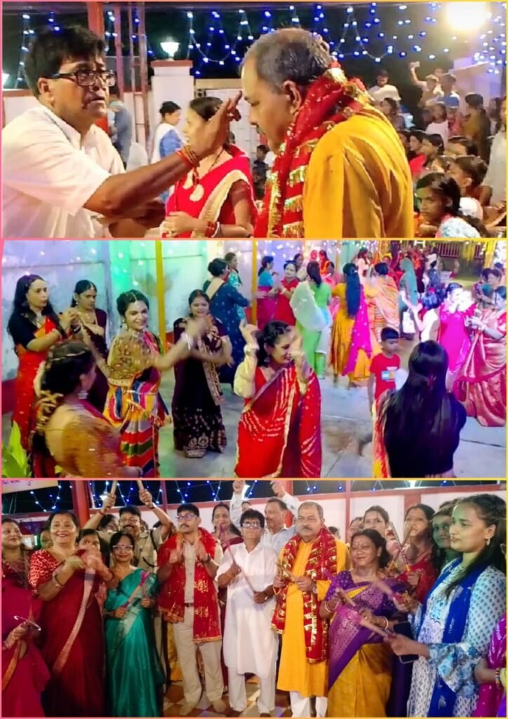 सिंदरी गायत्री ज्ञान मन्दिर एवं सिंदरी साईं मंदिर में दुर्गा पूजा एवं नवरात्रि के शुभ अवसर पर डांडिया और गरबा का किया गया भव्य आयोजन…