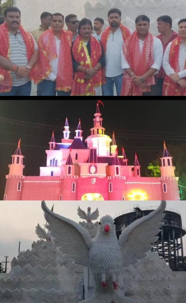 भूली के सी, डी और ई ब्लॉक में दुर्गा पूजा पंडाल की थीम बनी आकर्षण का केंद्र…