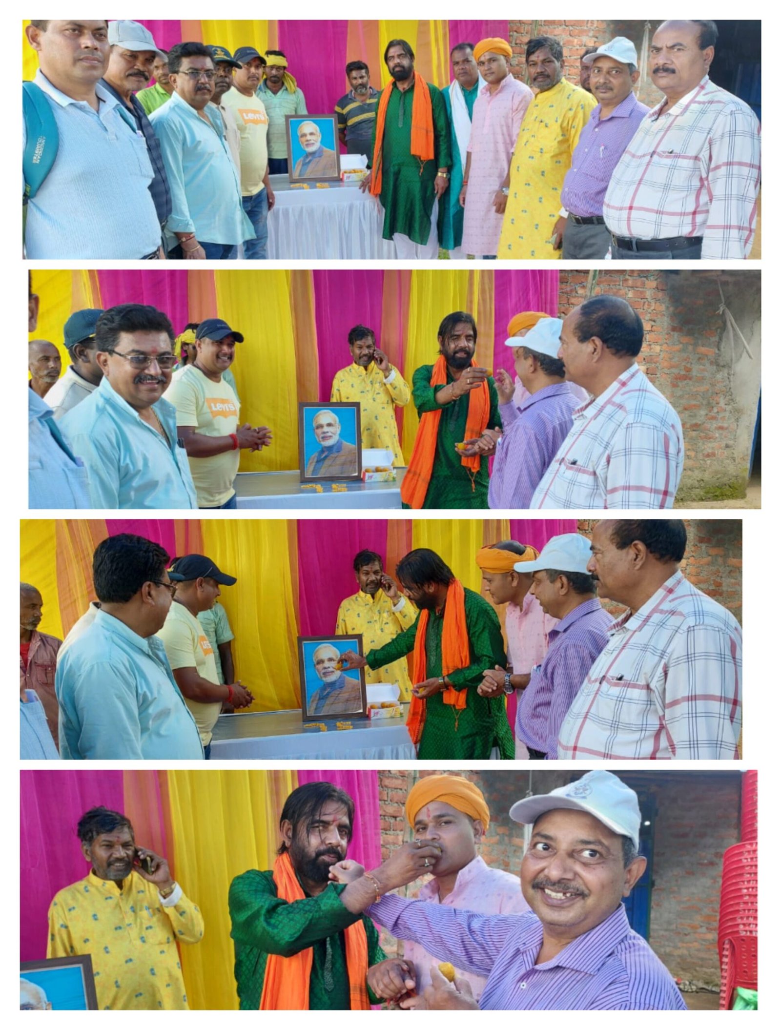 नामकुम में पीएम मोदी का मनाया गया जन्मदिन, मनोज सिंह ने किया आयोजन…