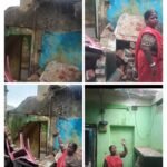 भू धसांन व अग्नि प्रभावित क्षेत्र मे रहने को है मजबूर,हरिजन कॉलोनी के लोग..