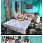 दुर्गा पूजा पर्व को लेकर घनुडीह ओपी परिसर मे शांति समिति की बैठक हुई संपन्न..