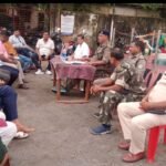 दुर्गा पूजा पर्व को लेकर तिसरा थाना परिसर मे शांति समिति की बैठक हुई सम्पन्न..