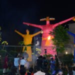 धनबाद क्लब में रावण दहन के साथ पहली बार धुनुची नृत्य एवं सिंदूर खेला का आयोजन…