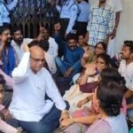 दुर्गापुर आईक्यूसिटी मेडिकल कॉलेज अस्पताल के गेट के सामने कांग्रेस का प्रदर्शन….