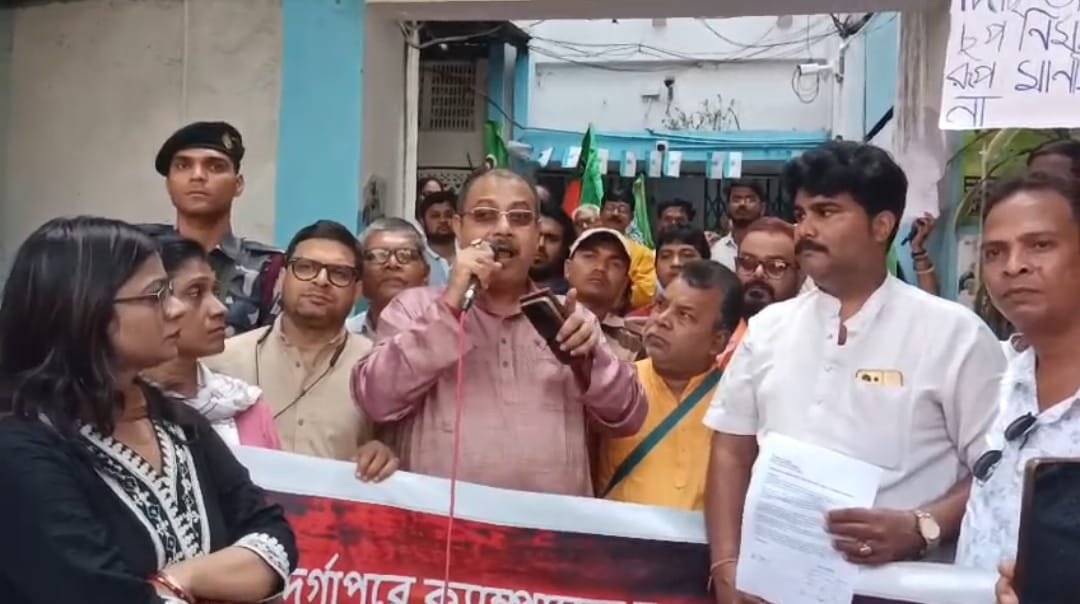 महिला सुरक्षा की मांग को लेकर भाजपा का पुरे राज्य मे थाना घेराव सड़क अवरोध भी किया…