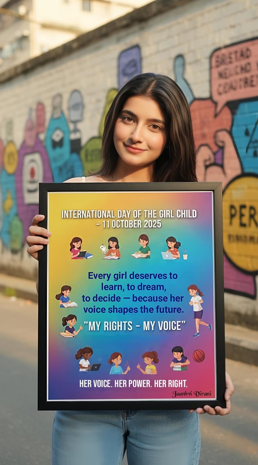 बालिकाओं की सोच और अभिव्यक्ति ने यह साबित किया कि वे परिवर्तन की सच्ची वाहक हैं- कविता अग्रवाल….