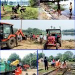 युद्ध स्तर पर किया जा रहा है छठ घाटों और तालाबों की साफ-सफाई…