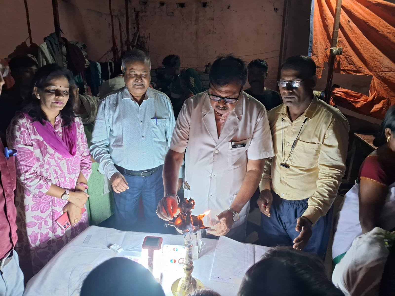 बारामुड़ी में नाइट ब्लड सर्वे का उद्घाटन…