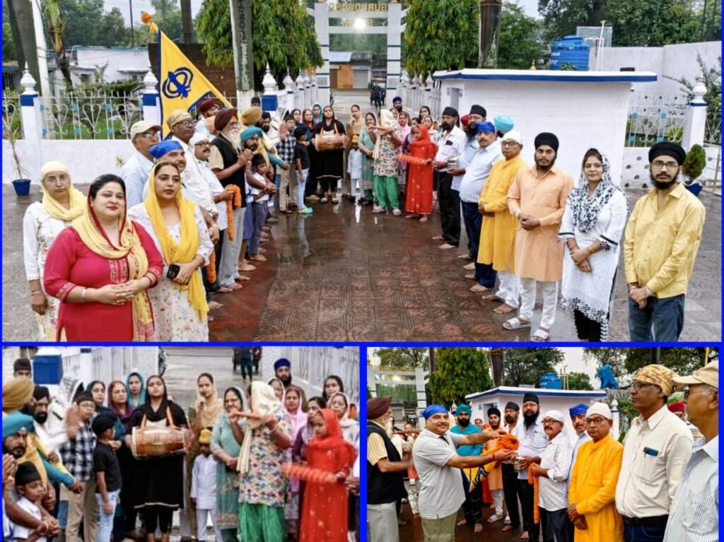 श्री गुरु नानक देव जी के प्रकाश पर्व पर निकाली गई पांचवी प्रभात फेरी, लायंस क्लब के सदस्यों ने किया सत्कार…