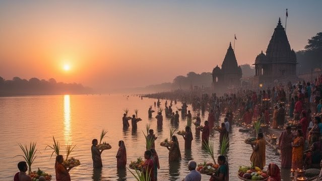 खरना के साथ शुरू हुआ छठ पर्व का निर्जला व्रत, अस्ताचलगामी सूर्य को आज दिया जाएगा अर्घ्य…