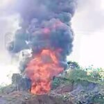 BCCL एरिया-4 के लकड़का 8 नंबर बंद चानक में लगी भीषण आग, जहरीले धुएं से दहशत में ग्रामीण…