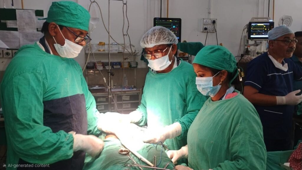 आयुष्मान भारत योजना के तहत सफलतापूर्वक हुआ गर्भाशय ऑपरेशन…