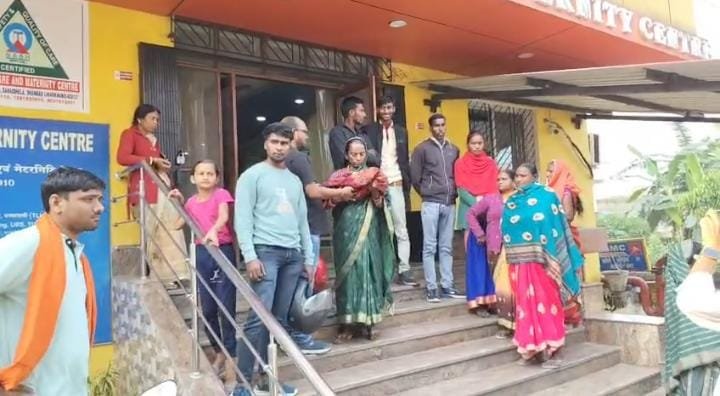 प्रसूति की मौत पर शुरू हुआ बवाल, मुआवजे से हुआ शांत…