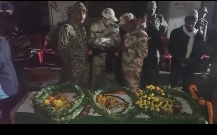 ITBP जवान का पार्थिव शरीर पहुचा चिरकुंडा, परिवार में पसरा मातम…
