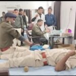एसएसपी समेत पुलिस जवानों ने किया रक्तदान…