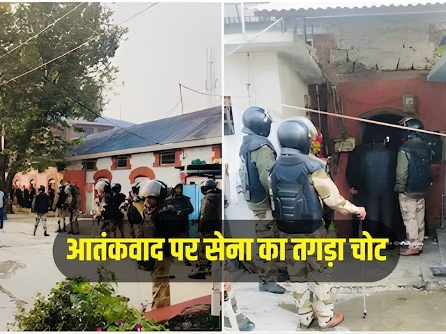 जम्मू-कश्मीर में आतंकवाद पर करारा प्रहार, आतंकियों की मदद करने वाले 100 घरों पर रेड…