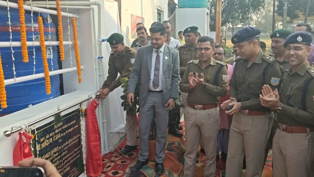 गोविंदपुर जैप-3 परिसर में लगा आरओ प्लांट, जवानों को मिलेगी शुद्ध पेयजल की सुविधा…