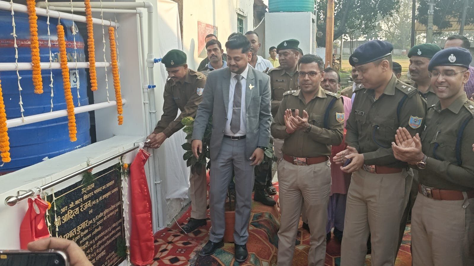 गोविंदपुर जैप-3 परिसर में लगा आरओ प्लांट, जवानों को मिलेगी शुद्ध पेयजल की सुविधा…