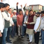 धरना के 24 घंटे के भीतर बीजेपी MLA राज ने जनता से किया वादा पूरा किया.. पांडरपाला सहित कई सड़क का किया शिलान्यास…