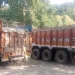 कुमारधुबी पुलिस ने रात्रि गश्ती में बालू लोड दो ट्रक पकड़ा….