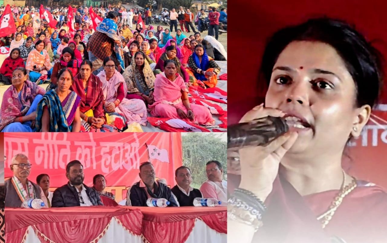 सिंदरी में एफ सी आई एल प्रबंधन के ग़लत आवास निति के विरोध में विशाल जुलूस निकाल कर डोमगढ में किया गया आमसभा…