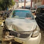 बैंकमोड़ पुलिस ने प्रेस लिखा स्विफ्ट कार किया ज़ब्त..गाड़ी में लदा एक गाय और दो बछड़ा बरामद, गाड़ी छोड़ तीन लोग हुए फरार…..