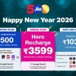 Jio का Happy New Year तोहफा, पूरे साल मिलेगा फायदा, Gemini Pro AI फ्री…