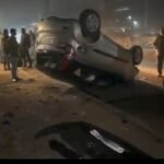 तेज रफ्तार कार ने चार वाहनों को मारी टक्कर, एक की हालत गंभीर…