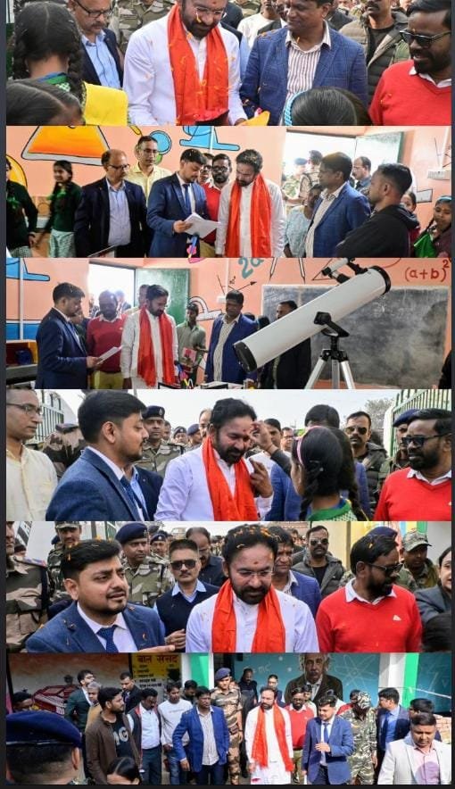 मंत्री ने किया उत्क्रमित मध्य विद्यालय का भ्रमण…