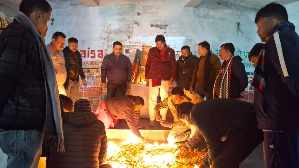 भारत रत्न पूर्व प्रधानमंत्री श्रद्धेय अटल बिहारी बाजपेयी जी की जन्मशताब्दी की पूर्व संध्या पर भाजपा द्वारा दीपोत्सव का आयोजन…