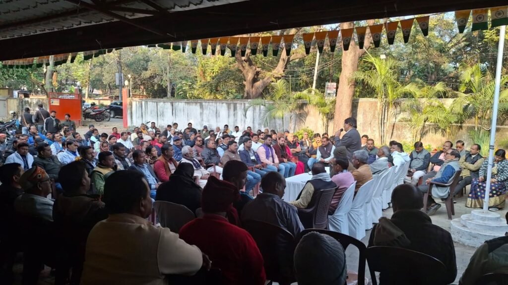 30 दिसंबर को अटल स्मृति दिवस समारोह की तैयारी को लेकर बीजेपी MLA राज सिन्हा के नेतृत्व में हुई बैठक..केंद्रीय मंत्री अन्नपूर्णा होगी मुख्य अतिथि….