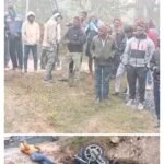गड्ढे में गिरने से बाइक सवार युवक की घटनास्थल पर हुई मौत..