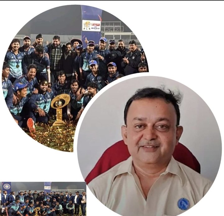 झारखण्ड क्रिकेट टीम ने हरियाणा को हरा कर मुश्ताक अली ट्राफी पर कब्ज़ा जमाया..DCAमहासचिव ने उपलब्धि पर टीम को दी बधाई..