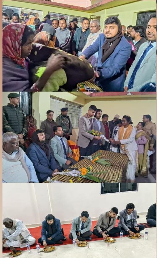 दिशोम गुरु की 82वीं जयंती की पूर्व संध्या पर पोखरिया आश्रम में कंबल वितरण, प्रशासन ने लिया संकल्प…