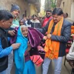 विधायक राज ने किया कंबल वितरण…