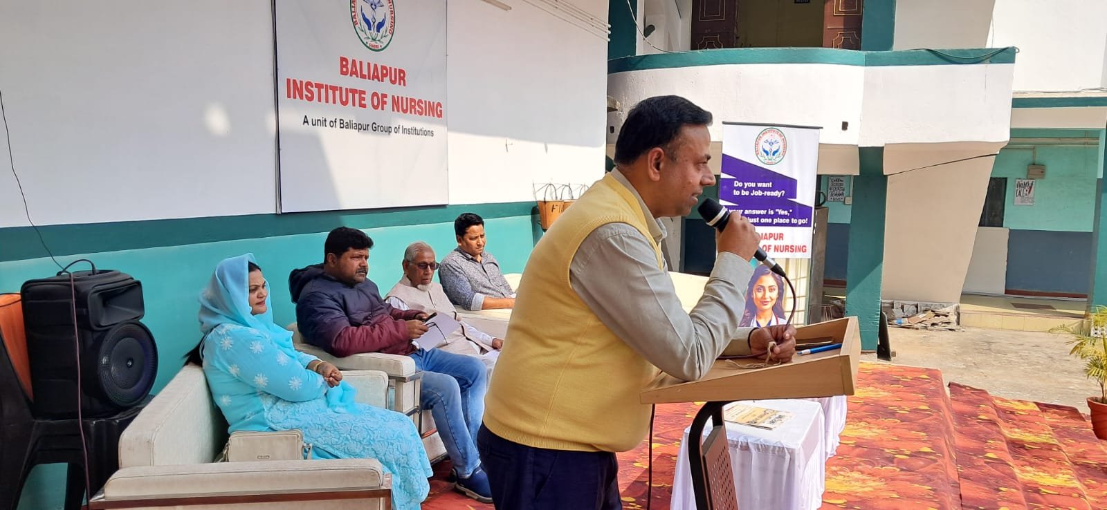 बलियापुर इंस्टिट्यूट ऑफ़ नर्सिंग संस्थान में इंडक्शन प्रोग्राम का आयोजन…