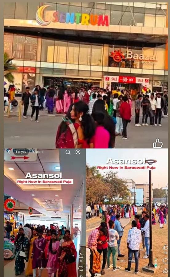 बसंत पंचमी के मौके पर वेलेंटाइन डे मनाते दिखे बंगाल के युवा पार्क और रेस्टुरेंट मे किया एक दूसरे को डेट…