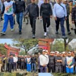 रणधीर वर्मा चौक से गोल बिल्डिंग तक मानव श्रृंखला का गवाह बना धनबाद…