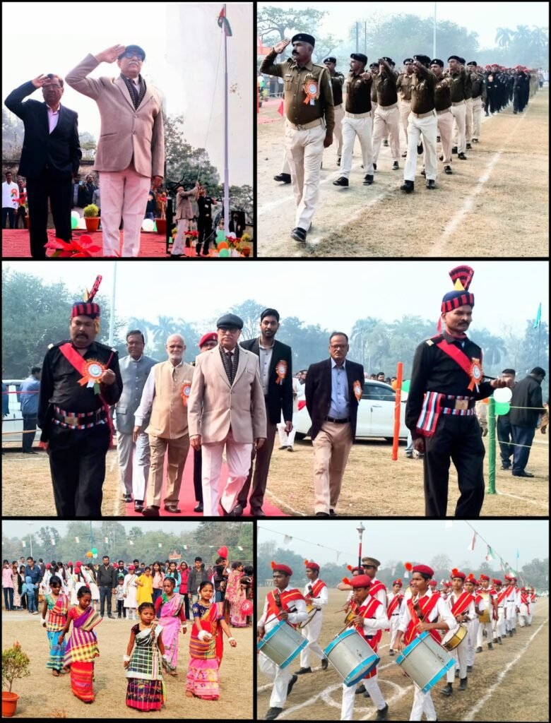 सिंदरी सेन्ट्रल स्पोर्ट्स ग्राउंड (कल्याण केन्द्र ) में 26 जनवरी को गणतंत्र दिवस समारोह में एफ सी आई एल के ओ एस डी सुरेन्द्र सिंह शेखावत ने झंडोत्तोलन किया…